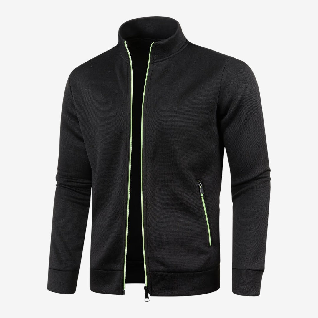 Cardigan Slim-Fit da Uomo con Collo alla Coreana